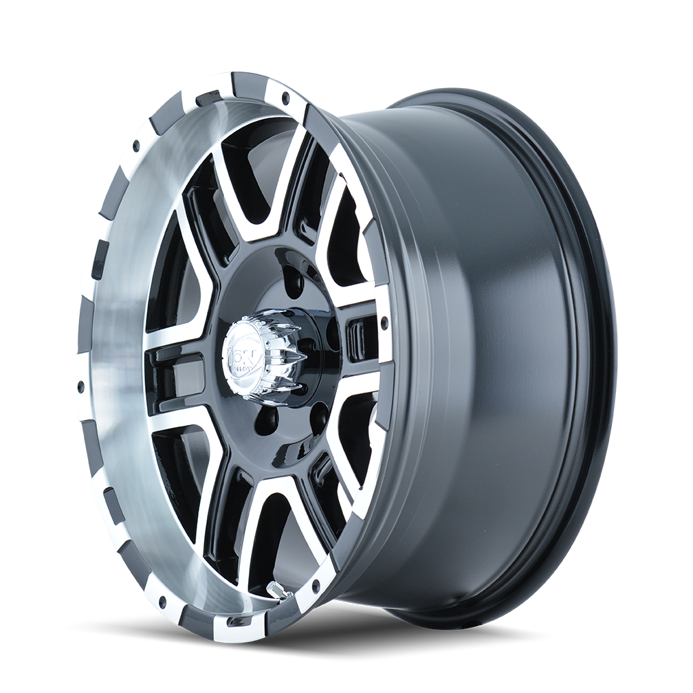 18x9 ion alloy 179 satin black machined wheel 6x5.5 bolt pattern 12mm offset