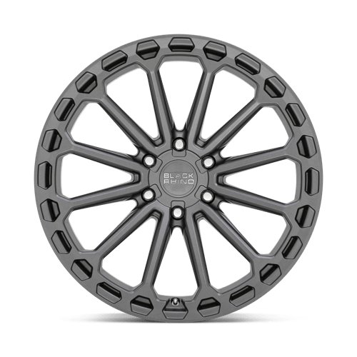 17x9 5 black rhino hard alloys kzn kaizen matte gunmetal wheel 6x5.5 bolt pattern 12mm offset