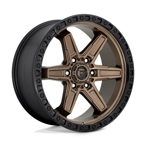 20x9 fuel off-road d699 kicker matte bronze black bead ring wheel 6x5.5 bolt pattern 20mm offset