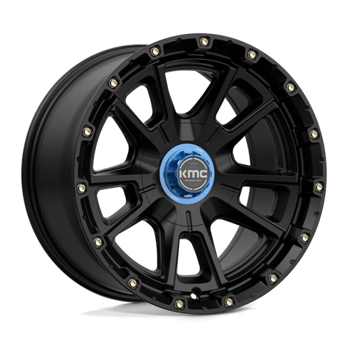 17x9 kmc km100 sync satin black wheel 6x5.5 bolt pattern 12mm offset
