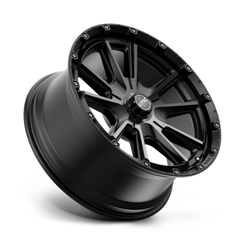 20x9 kmc km100 sync satin black w gray tint wheel 6x5.5 bolt pattern 18mm offset