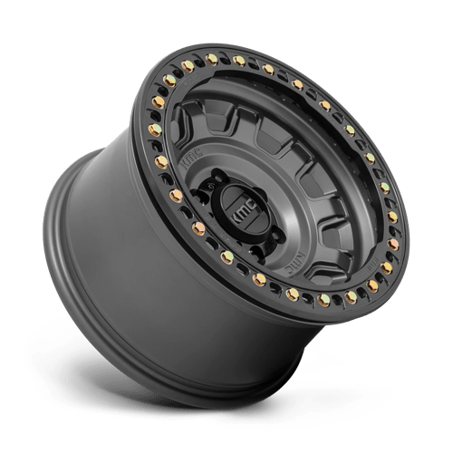 17x9 kmc km236 tank anthracite beadlock wheel 6x5.5 bolt pattern 38mm offset
