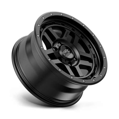 18x8 5 kmc km540 recon satin black wheel 6x5.5 bolt pattern 0mm offset