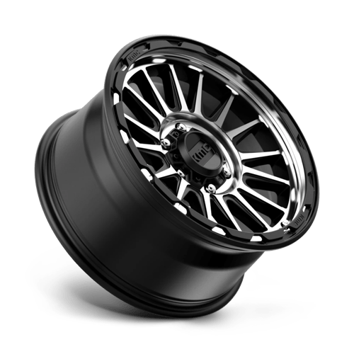 18x9 kmc km542 impact satin black machined wheel 6x5.5 bolt pattern 18mm offset