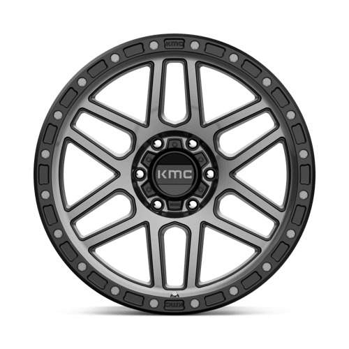 17x8 5 kmc km544 mesa satin black w gray tint wheel 6x5.5 bolt pattern 0mm offset