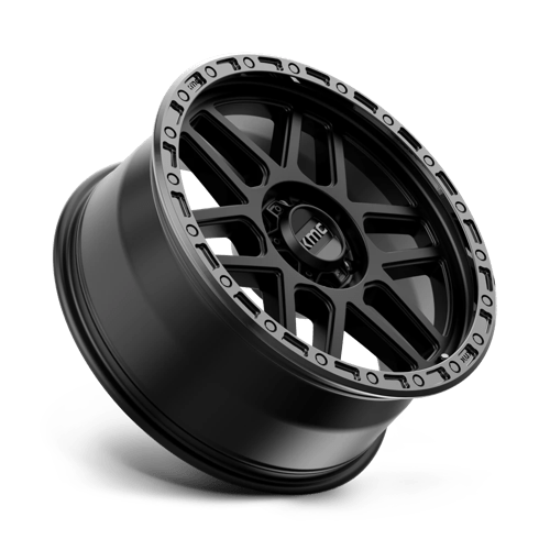 20x9 kmc km544 mesa satin black w gloss black lip wheel 6x5.5 bolt pattern 18mm offset