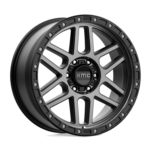 17x9 kmc km544 mesa satin black w gray tint wheel 6x5.5 bolt pattern 12mm offset