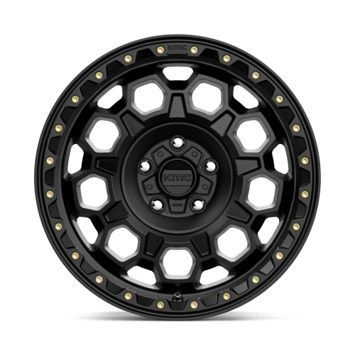 17x9 kmc km545 trek satin black wheel 6x5.5 bolt pattern 12mm offset