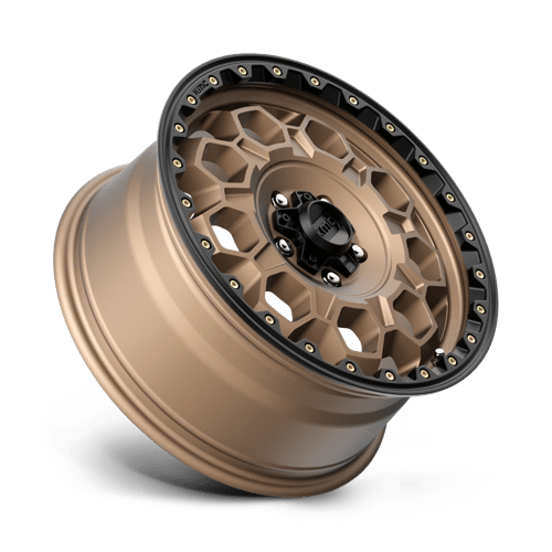 17x8 kmc km545 trek matte bronze w black lip wheel 6x5.5 bolt pattern 20mm offset