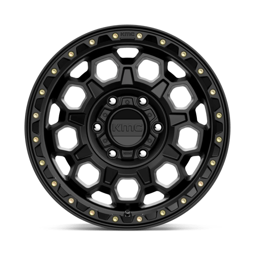17x8 kmc km545 trek satin black wheel 6x5.5 bolt pattern 35mm offset