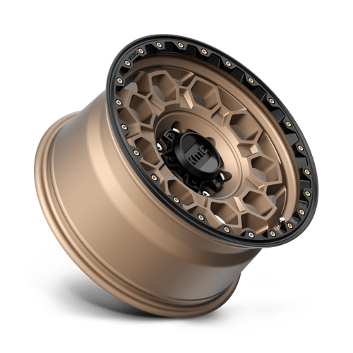 17x9 kmc km545 trek matte bronze w black lip wheel 6x5.5 bolt pattern 0mm offset