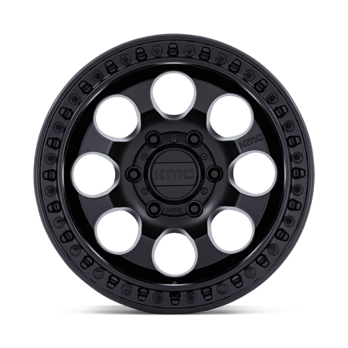 17x9 kmc km550 riot sbl satin black wheel 6x5.5 bolt pattern 12mm offset
