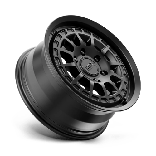 17x8 kmc km719 canyon satin black wheel 6x5.5 bolt pattern 35mm offset