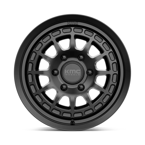 17x8 kmc km719 canyon satin black wheel 6x5.5 bolt pattern 35mm offset