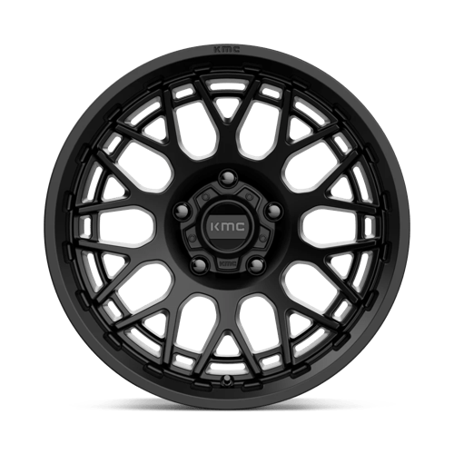18x9 kmc km722 technic satin black wheel 6x5.5 bolt pattern 0mm offset