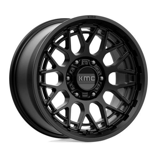 17x8 5 kmc km722 technic satin black wheel 6x5.5 bolt pattern 18mm offset