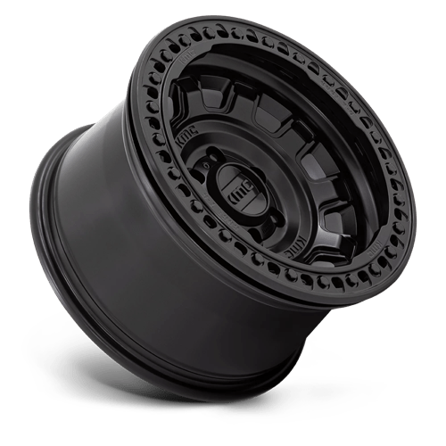 17x9 kmc km236 tank satin black beadlock wheel 6x5.5 bolt pattern 15mm offset