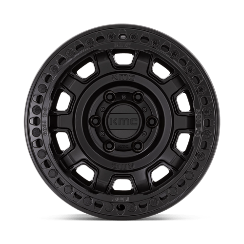 17x9 kmc km236 tank satin black beadlock wheel 6x5.5 bolt pattern 38mm offset