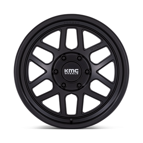 18x9 kmc km446 mesa satin black wheel 6x5.5 bolt pattern 12mm offset