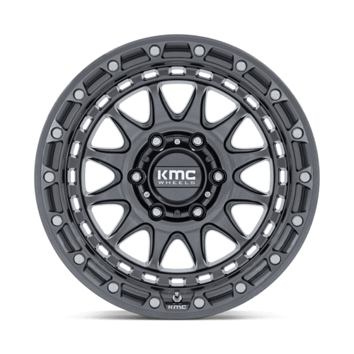 17x8 5 kmc km556 crux gloss gunmetal wheel 6x5.5 bolt pattern 25mm offset