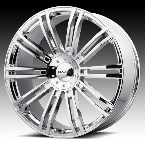 26x9 5 kmc km677 d2 chrome wheel 6x5.5 bolt pattern 35mm offset