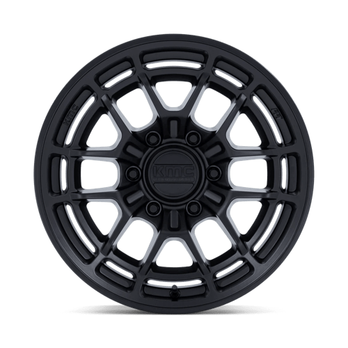 17x8 5 kmc km732 archer matte black wheel 6x5.5 bolt pattern 0mm offset