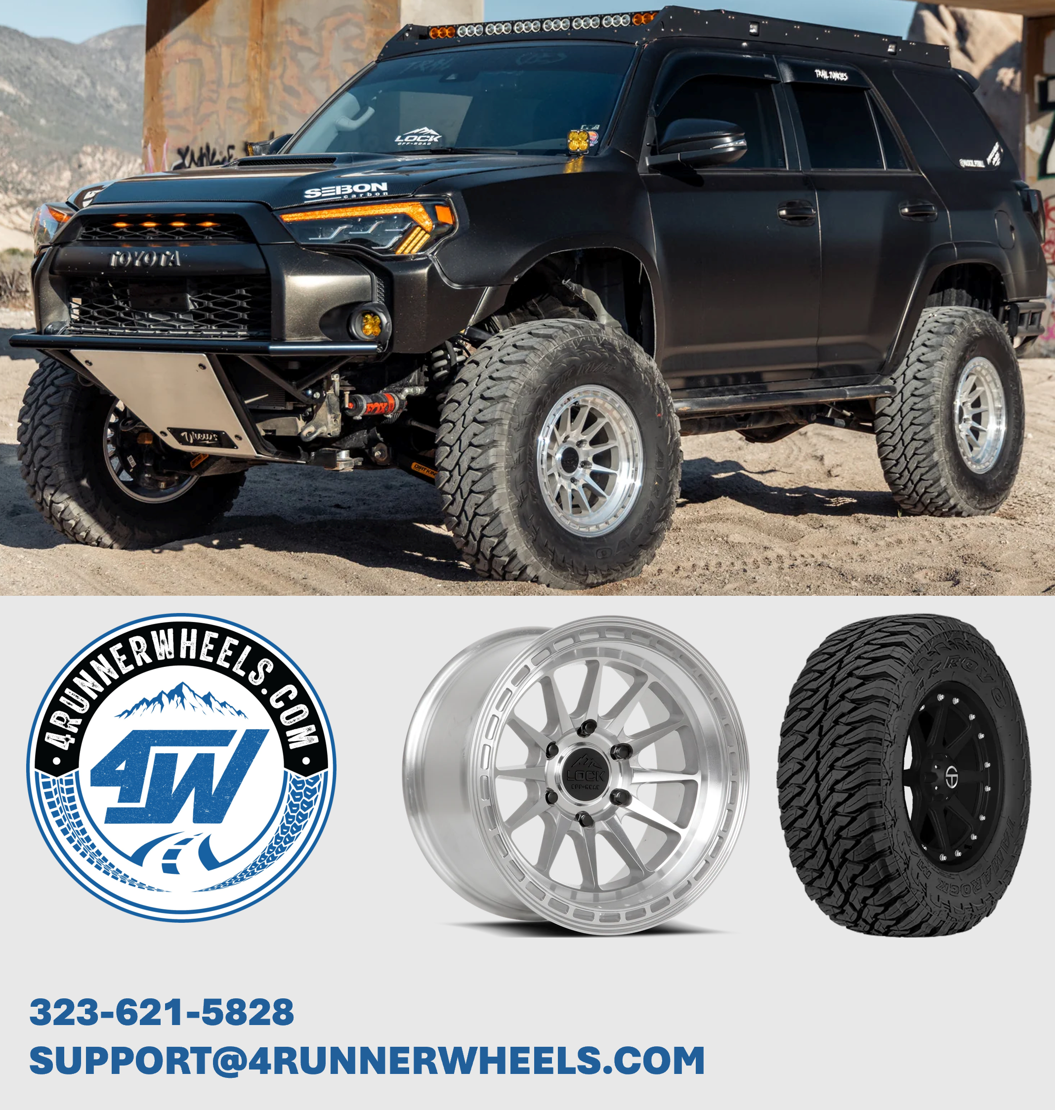 Toyota 4Runner Lock Off-Road Baja Machined