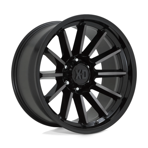 20x10 xd wheels xd855 luxe gloss black mach w gray tint wheel 6x5.5 bolt pattern 18mm offset