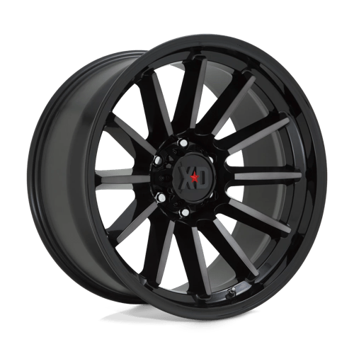 20x10 xd wheels xd855 luxe gloss black mach w gray tint wheel 6x5.5 bolt pattern 18mm offset