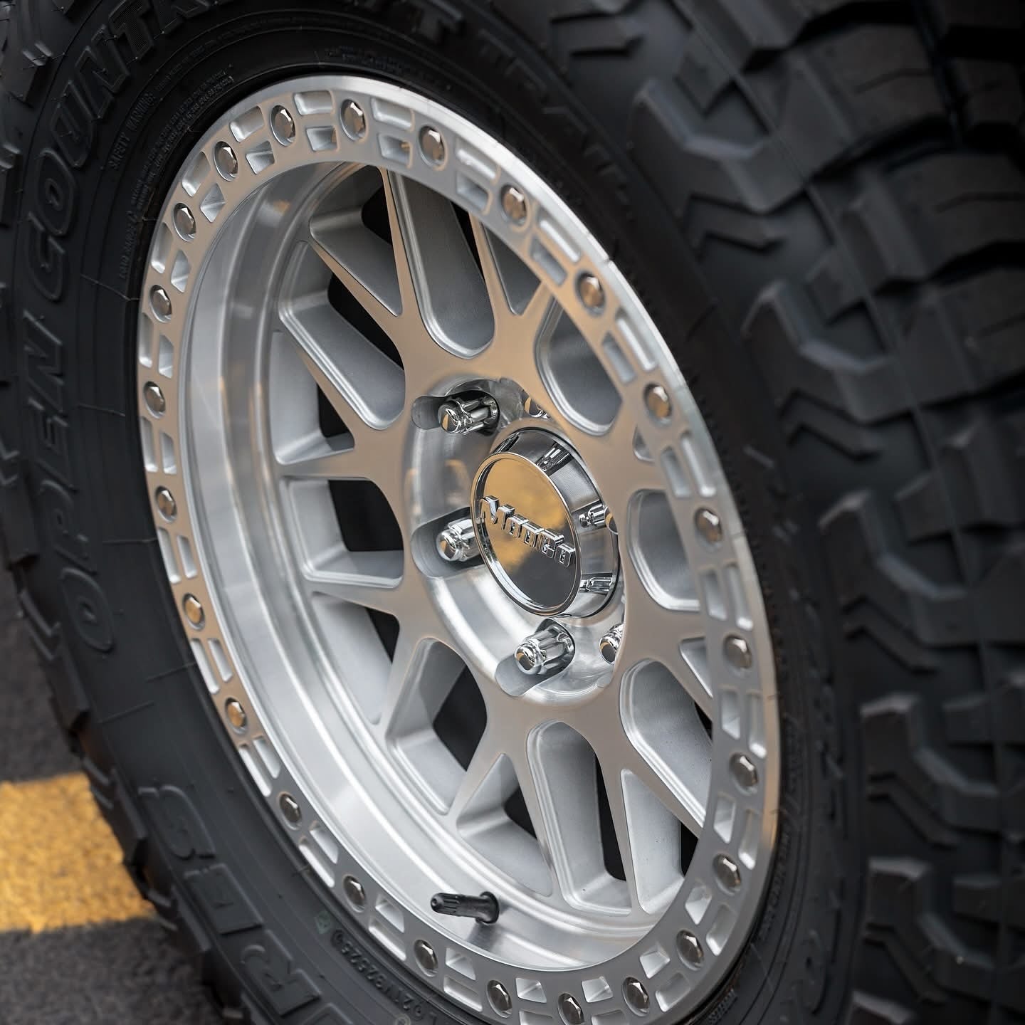 17x8.5 Modco M73 Machined 6x5.5 Bolt Pattern 22mm Offset