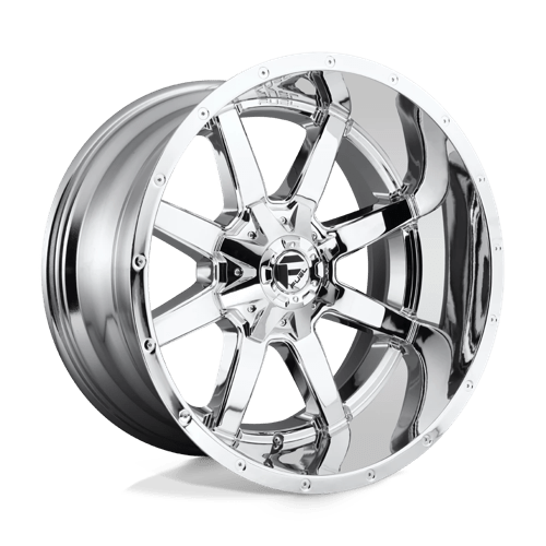 22x10 fuel off-road d536 maverick chrome plated wheel 6x5.5 bolt pattern 24mm offset