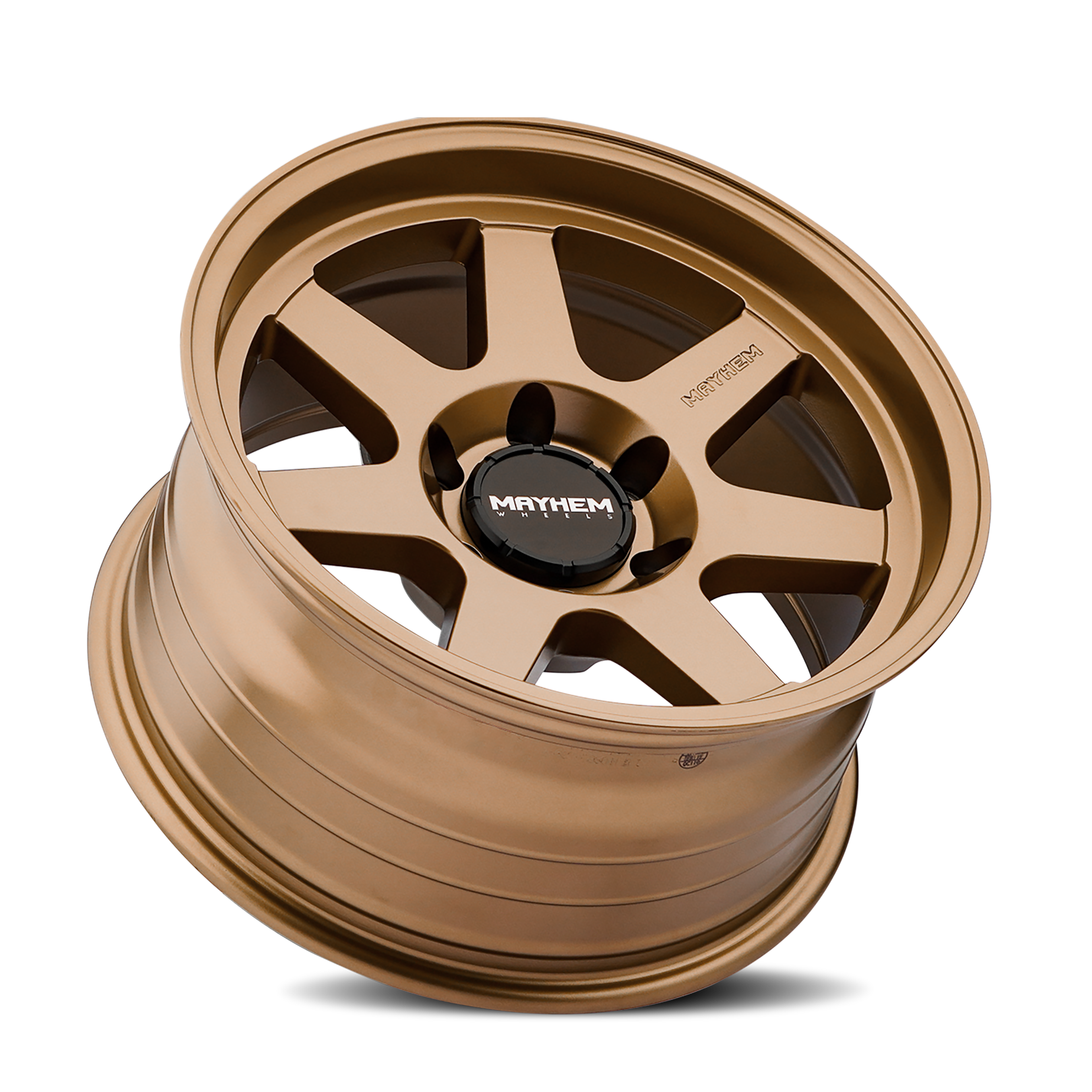 17x9 mayhem convoy satin bronze wheel 6x5.5 bolt pattern 6mm offset