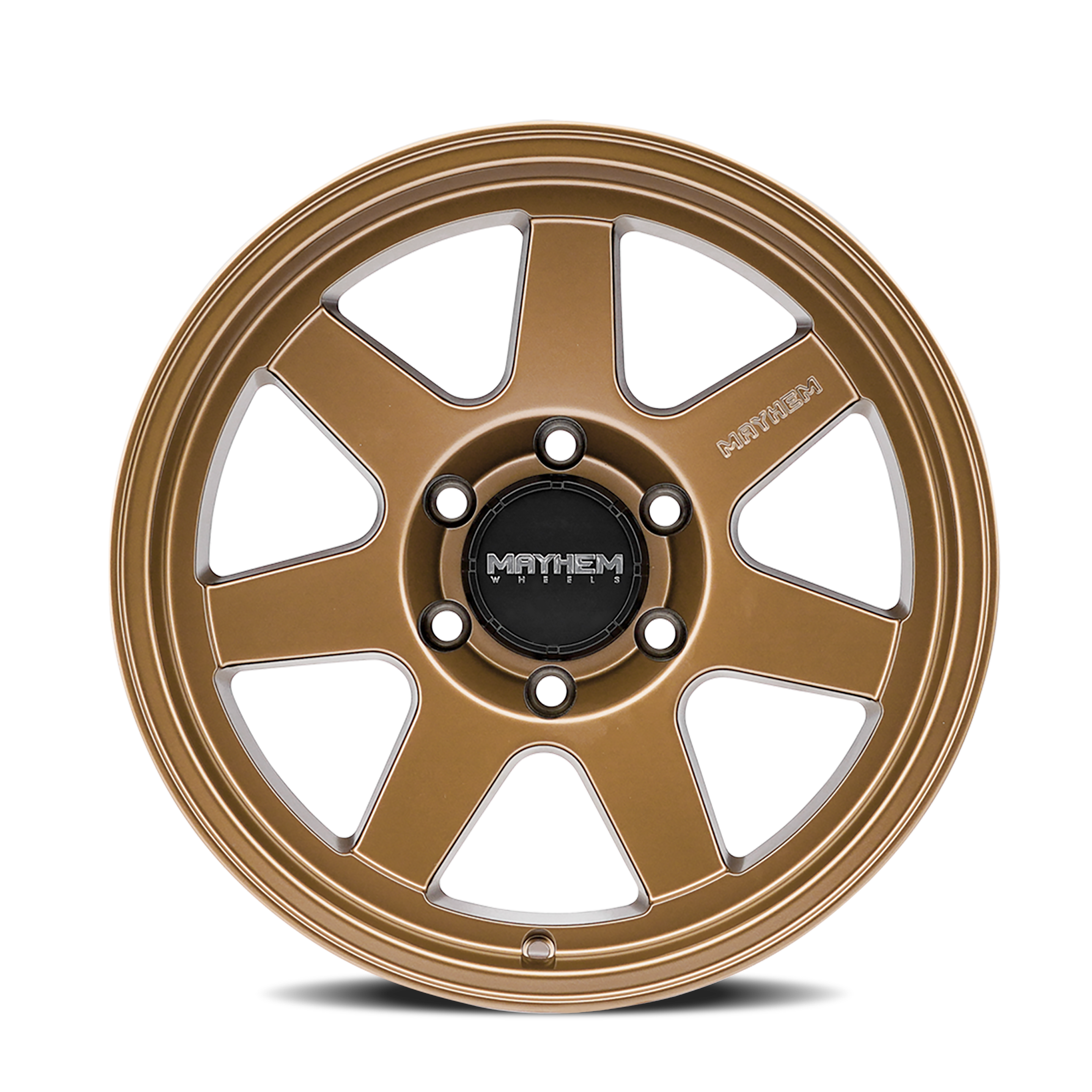 17x9 mayhem convoy satin bronze wheel 6x5.5 bolt pattern 6mm offset
