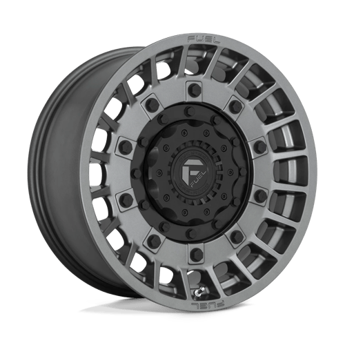 17x9 fuel off-road d726 militia matte anthracite black wheel 6x5.5 bolt pattern 1mm offset
