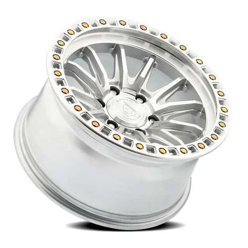 17x8 5 arena wheel a103 mission gloss silver machined wheel 6x5.5 bolt pattern 25mm offset