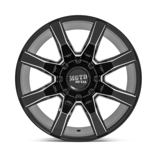 22x12 moto metal mo804 spider gloss black milled wheel 6x5.5 bolt pattern 44mm offset