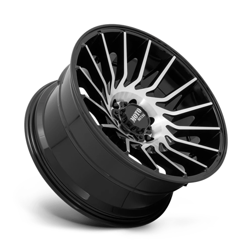 22x10 moto metal mo807 gloss black machined wheel 6x5.5 bolt pattern 18mm offset