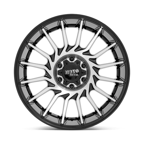 22x10 moto metal mo807 gloss black machined wheel 6x5.5 bolt pattern 18mm offset