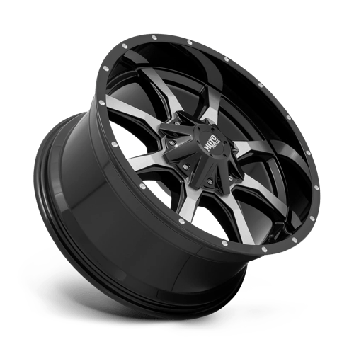 20x10 moto metal mo970 gloss black w machined face wheel 6x5.5 bolt pattern 24mm offset
