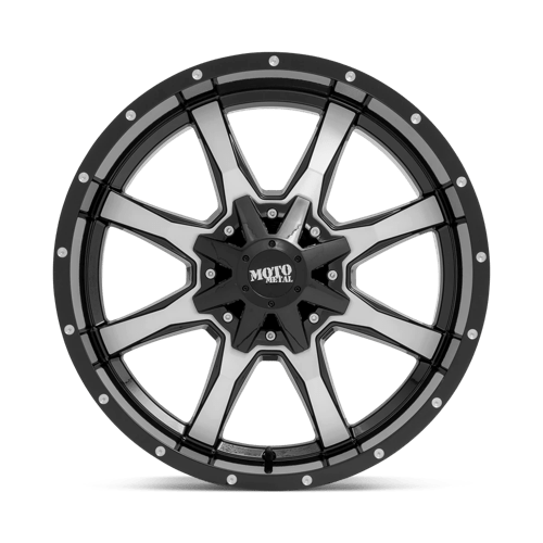 20x10 moto metal mo970 gloss black w machined face wheel 6x5.5 bolt pattern 24mm offset