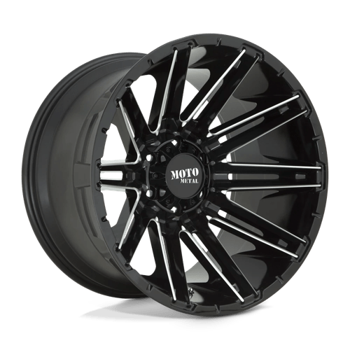 20x9 moto metal mo998 kraken gloss black milled wheel 6x5.5 bolt pattern 0mm offset