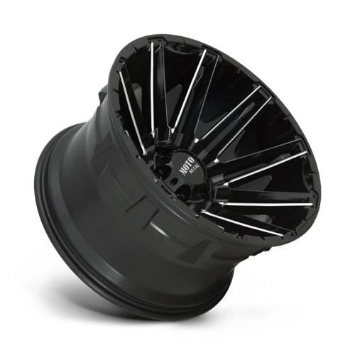 22x10 moto metal mo998 kraken gloss black milled wheel 6x5.5 bolt pattern 18mm offset