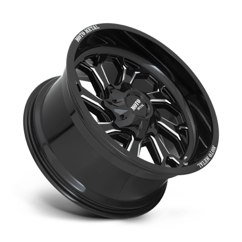 20x10 moto metal mo999 gloss black milled wheel 6x5.5 bolt pattern 18mm offset