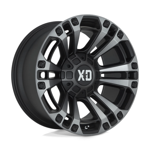 20x9 xd wheels xd851 monster 3 satin black w gray tint wheel 6x5.5 bolt pattern 0mm offset