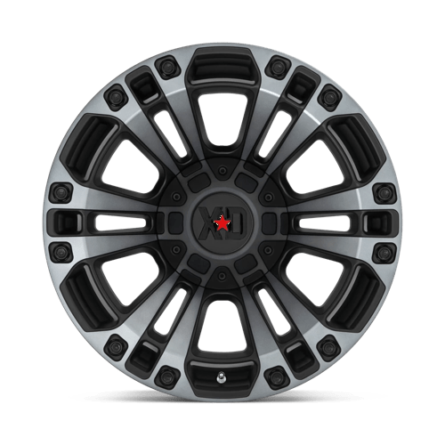 20x9 xd wheels xd851 monster 3 satin black w gray tint wheel 6x5.5 bolt pattern 0mm offset