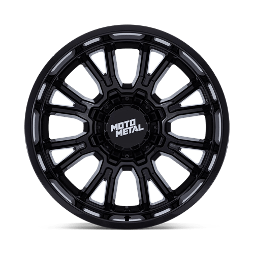 18x9 moto metal mo810 legacy gloss black wheel 6x5.5 bolt pattern 1mm offset