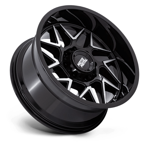 20x9 moto metal mo812 turbine gloss black w machined face wheel 6x5.5 bolt pattern 20mm offset