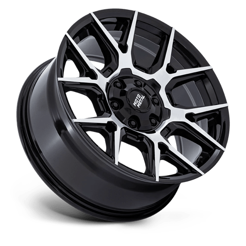 17x8 5 moto metal mo813 mason gloss black w machined face wheel 6x5.5 bolt pattern 0mm offset