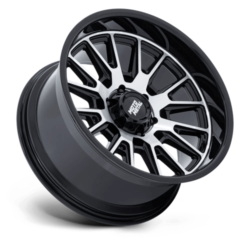 20x9 moto metal mo814 tekton gloss black w machined face wheel 6x5.5 bolt pattern 1mm offset