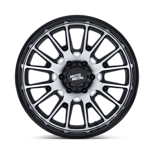 20x9 moto metal mo814 tekton gloss black w machined face wheel 6x5.5 bolt pattern 1mm offset